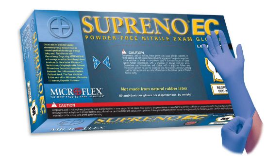 Picture of Microflex® Supreno Ec Pf Nitrile Exam Large Part# - Sec-375-L