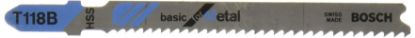 Picture of Bosch Power Tools 3" 14 Tpi Hss Bosch Shank Jigsaw Blade Part# - T118B100