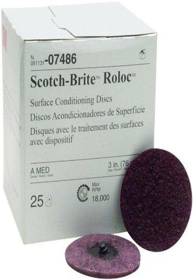 Picture of Scotch-Brite™ Scotch-Brite Roloc Surfcond Dc Tr07486 3"Xnh Part# - 7000046113