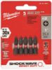 Picture of Milwaukee® Tool 5Pc Shockwave #2 Phillips Insert 1/4" Hex Bit Part# - 48-32-4601