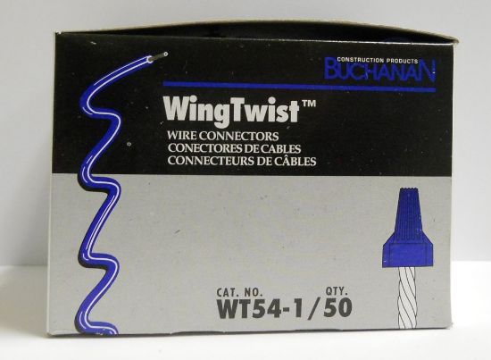 Picture of Ideal® Industries Wingtwist Wt54 Blue  50/Box Part# - Wt54-1