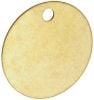 Picture of Brady® Blnk Brass Valve Tag 1.5Dia.Bvt 1.5Rnd Part# - 23210