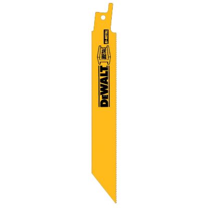 Picture of Dewalt® 6" 18Tpi Straight Back Bi-Metal Reciprocating Bl Part# - Dw4811B25