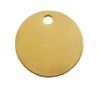 Picture of C.H. Hanson® 18Ga. 1-1/2" Round Brassmetal Tag W/3/16" Hol Part# - 41857