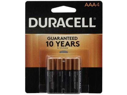 Picture of Duracell Coppertop Alkaline Batteries  Aaa  4/Pk Part# - Durmn2400B4Z