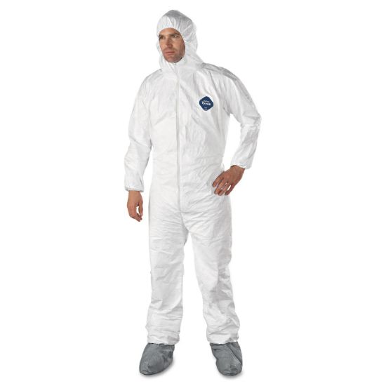 Picture of Dupont Dupont Tyvek Coverall Zip Ft- Hd- Skid Resistant Part# - D13398100