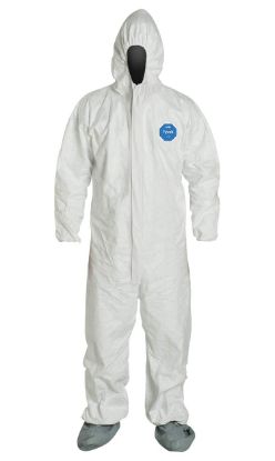 Picture of Dupont Dupont Tyvek Coverall Zip Ft- Hd Skid Resist. Xl Part# - D13398084