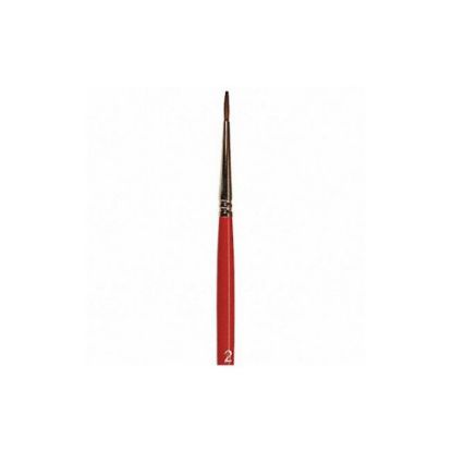 Picture of Wooster #2 Red Sable Oil Round Artist Brush Part# - 0F16200020