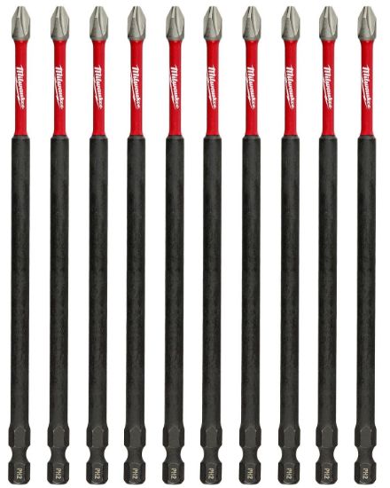 Picture of Milwaukee® Tool Shockwave 6" Power Bit Phillips #2 - Bulk Part# - 48-32-4807