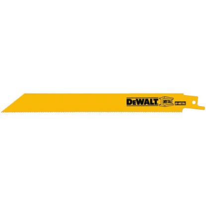 Picture of Dewalt® 8" 14Tpi Straight Back Bi-Metal Reciprocating Bl Part# - Dw4809B25