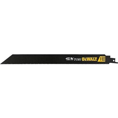 Picture of Dewalt® 8" 18Tpi Straight Back B1-Metal Recip Saw Blade Part# - Dw4821B25