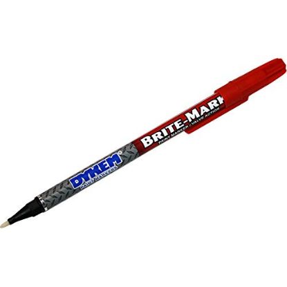 Picture of Dykem Brite-Mark Fine Line Paint Marker-Red Part# - 41002