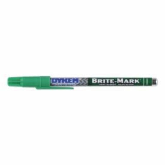 Picture of Dykem Brite-Mark Fine Line Paint Marker-Green Part# - 41004