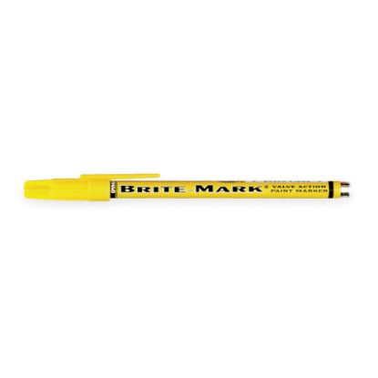 Picture of Dykem Brite-Mark Fine Line Paint Marker-Yellow Part# - 41006