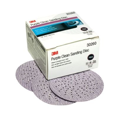 Picture of 3M™ Hookit Prpl Cln Sandingdsc 343U 30260 3In P800 Part# - 7000000504