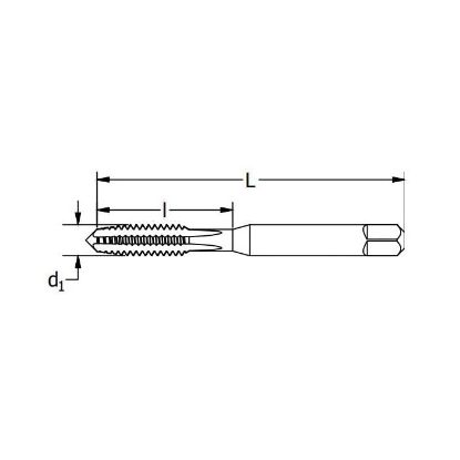 Picture of Greenfield Threading #2-56 Gh2 3 Flt Tpr Part# - 300278