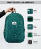 Picture of Zipline Casual Polyster Backpack For Women,Green|18L Water Resistant College Bag For Girls|Stylish,Lightweight,Durable|Bag For Women's School,College(Small Size)