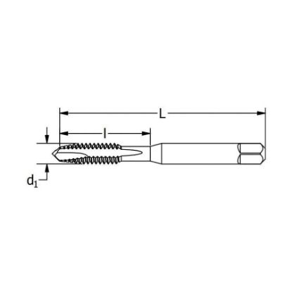 Picture of Greenfield Threading #10-24 Nc Gh3 2Fl Bott Tn-3112 Part# - 356718