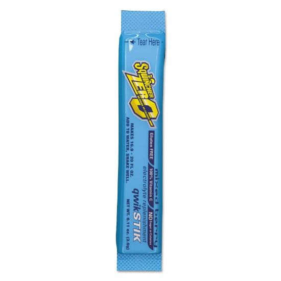 Picture of Sqwincher® 20Oz Yield Qwik Stik Zero  Mixed Berry  500/Case Part# - 159060101