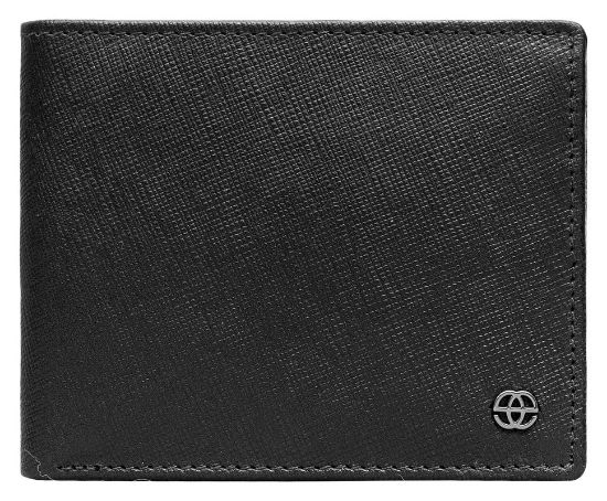 Picture of eske Timo Genuine Leather Mens Bifold Wallet - Textured Pattern - 7 Card Holders