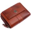 Picture of HAMMONDS FLYCATCHER Wallet for Women - Genuine Leather Ladies Wallet - Tan - 14 Card Slots - RFID Protection - 3 ID Card Slots - Women's Wallet - Button Closure -Hand Wallet - Daily Use, Money Purse