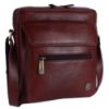 Picture of HAMMONDS FLYCATCHER Leather Sling Bag for Men - Natural Brown Crossbody One Side Bag with Multiple Pockets, Adjustable Shoulder Straps - Messenger Bag Ideal for Travel and Office Use, 1-Year Warranty