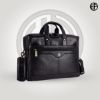 Picture of HAMMONDS FLYCATCHER Genuine Leather Executive Office Bag - Shoulder Laptop Messenger Bag for Men - Fits up to 14/15.6/16 Inch Laptop/MacBook - Handbag with Shoulder Straps - Black