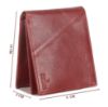 Picture of The Clownfish RFID Protected Genuine Leather Bi-Fold Wallet for Men with Multiple Card Slots & ID Window (Maroon)