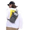 Picture of The Clownfish Waterproof Polyester Unisex Travel Crossbody Sling Bag Chest Bag (Grey)