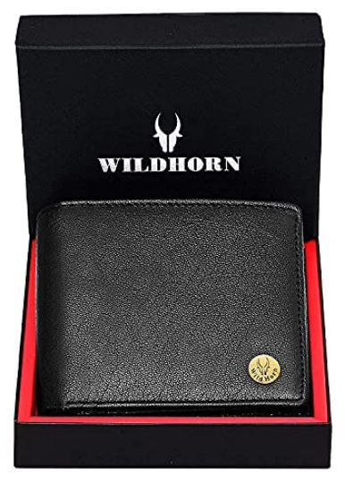 Picture of WildHorn Wildhorn India Black Men's Wallet (RAKHIGIFT2052 BLK1)