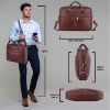 Picture of WildHorn Leather Laptop Messenger Bag for Men (15.5 inches, Brown M)