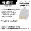 Picture of Klein Tools Pass-Thru Modular Data Plugs  Rj-45-Cat6A  Utp Part# - Vdv826-704