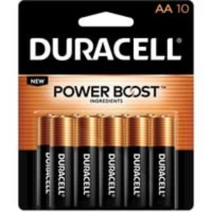 Picture of Duracell Coppertop Alkaline Batteries  Aa  10/Pk Part# - Durmn1500B10Z