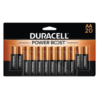 Picture of Duracell Coppertop Alkaline Batteries  Aa  20/Pk Part# - Durmn1500B20Z