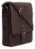 Picture of WildHorn Leather Bag and Wallet Combo for Men (Brown Hunter Leather Bag+Maroon Leather Wallet)