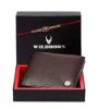 Picture of WildHorn Rakhi Hamper Classic Men's Leather Wallet for Brother (Brown)