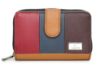 Picture of K London Medium Size Ladies Leather Purse RFID Blocking| Money Organisers with Zip Around Section| Real Leather Purse | Daily Use (Multicolour)(KL_481)