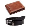 Picture of WildHorn Gift Hamper for Men I Leather Wallet & Belt Combo Gift Set I Gift for Friend, Boyfriend,Husband,Father, Son etc (New TAN Crunch)