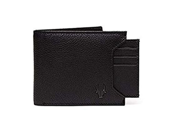 Picture of WildHorn Old River Black Leather Wallet for Mens/Boys