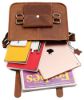 Picture of Leather Laptop Messenger Bag for Men (Tan)