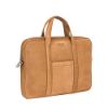 Picture of Eske Daxos Men's Leather Office Laptop Bag with Shoulder Strap and Double Handle for 15 inch Laptop, (Cuoio)