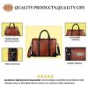 Picture of Hammonds Flycatcher Original Bombay Brown Leather 15.6 inch Laptop Messenger Bag|Padded Laptop Compartment|Office Bag (L=39,B=7, H=28 cm) LB186TN