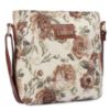 Picture of THE CLOWNFISH Linda Series Sling for Women Casual Ladies Single Shoulder Bag For Women Crossbody Bag for College Girls (Brown-Floral)