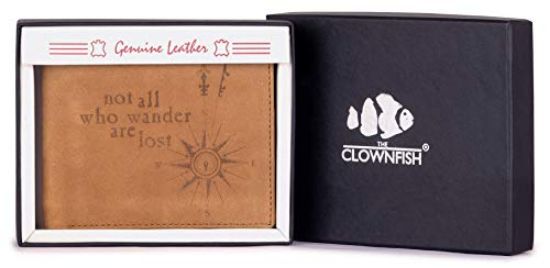 Picture of The Clownfish Brown Men's Wallet (TCFWGL-GTOBR7)
