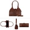 Picture of The Clownfish Erica Series Synthetic 35 cms Mahogany Women Messenger Bag