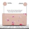 Picture of MAI SOLI Cosmos Genuine Leather Hand Wallet for Women, Clutch for Girls, Purse for Women with 12 Card Slots, 1 Coin Pocket and Currency Compartments, Flower Printed Flap Closure Gift for Women - Pink