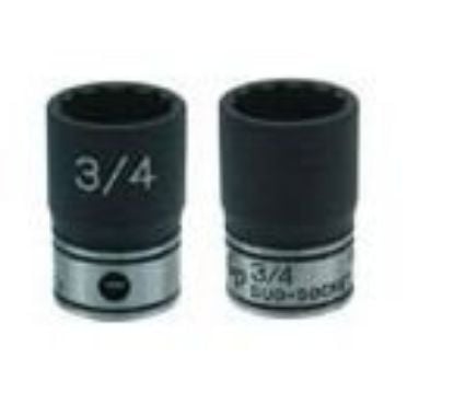 Picture of Grey Pneumatic 3/8" Drive X 12Mm Standard Duo-Socket - 6 Point Part# - 81012M