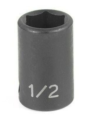 Picture of Grey Pneumatic 3/8" Drive X 1/2" Standard Duo-Socket - 6 Point Part# - 81016R