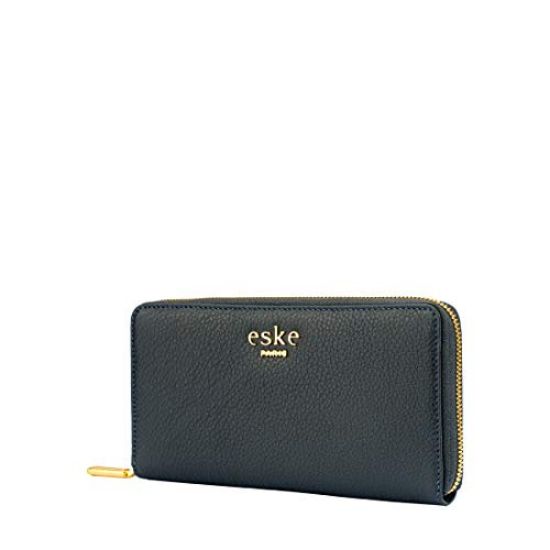 Picture of Eske Klara Zip Around Wallet Women's Wallet (Blue) (WA-152-NightBlue-Cosmos)