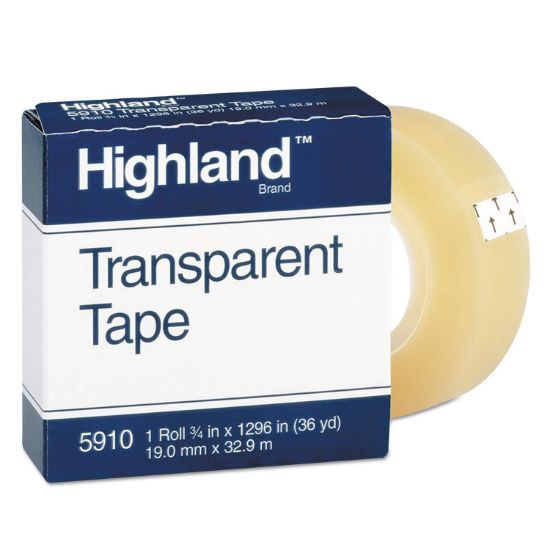 Picture of 3M™ Highland™ Tape 5910  3/4 In X 1296 Part# - 7010338350